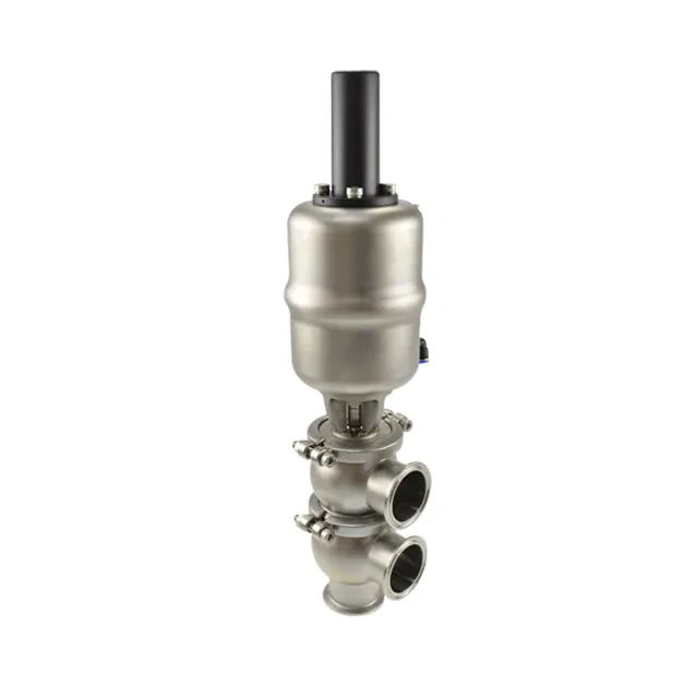 Stainless Steel Sanitary High Precision Fluid Control Reversing Valve — 6/6