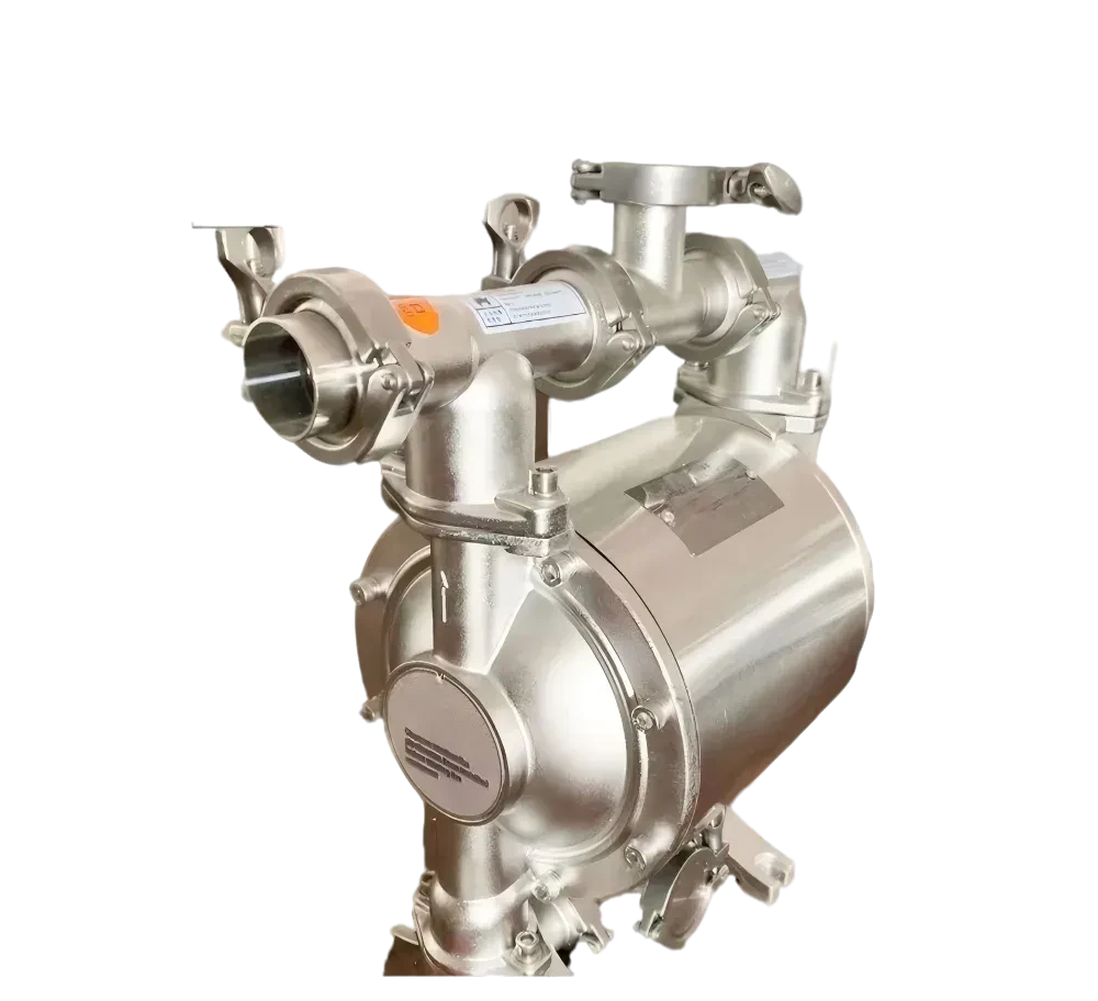 Hygienic Sanitary PTFE Lined Electric Double Piston Diaphragm PUMP — 4/6