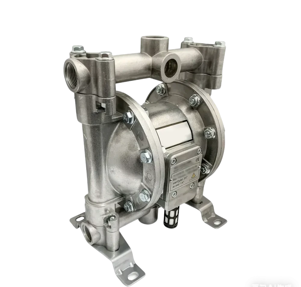 Hygienic Sanitary PTFE Lined Electric Double Piston Diaphragm PUMP — 5/6