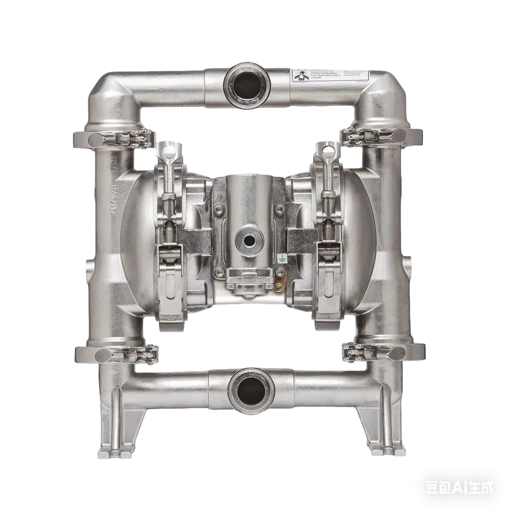 Stainless Steel 0.55kw-22kw Air Electric Pneumatic Air Operated Wilden Diaphragm Pump — 2/6