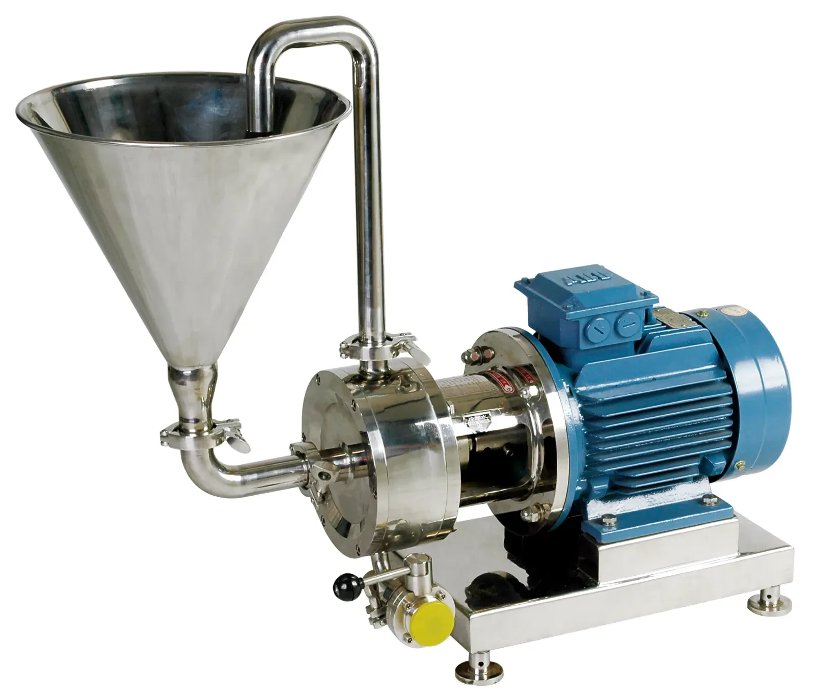 Stainless Steel Large-Diameter Mixing Platform Dairy inline Homogenizer Emulsion Pump — 2/6