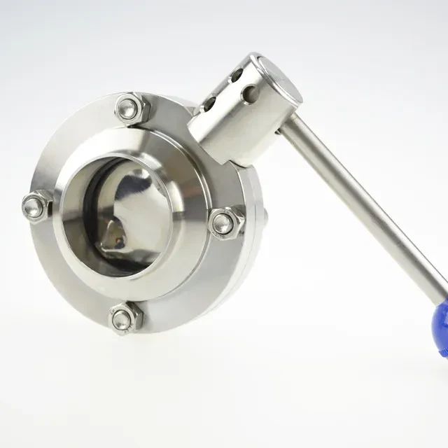 SS304 Sanitary Corrosion Resistant Manual Lug Split Butterfly Valve — 3/6