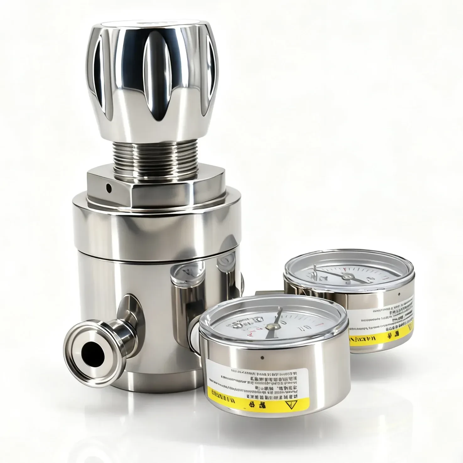 Corrosion Resistant Sanitary Grade Flow Regulator Pressure Reducing Valve — 4/6