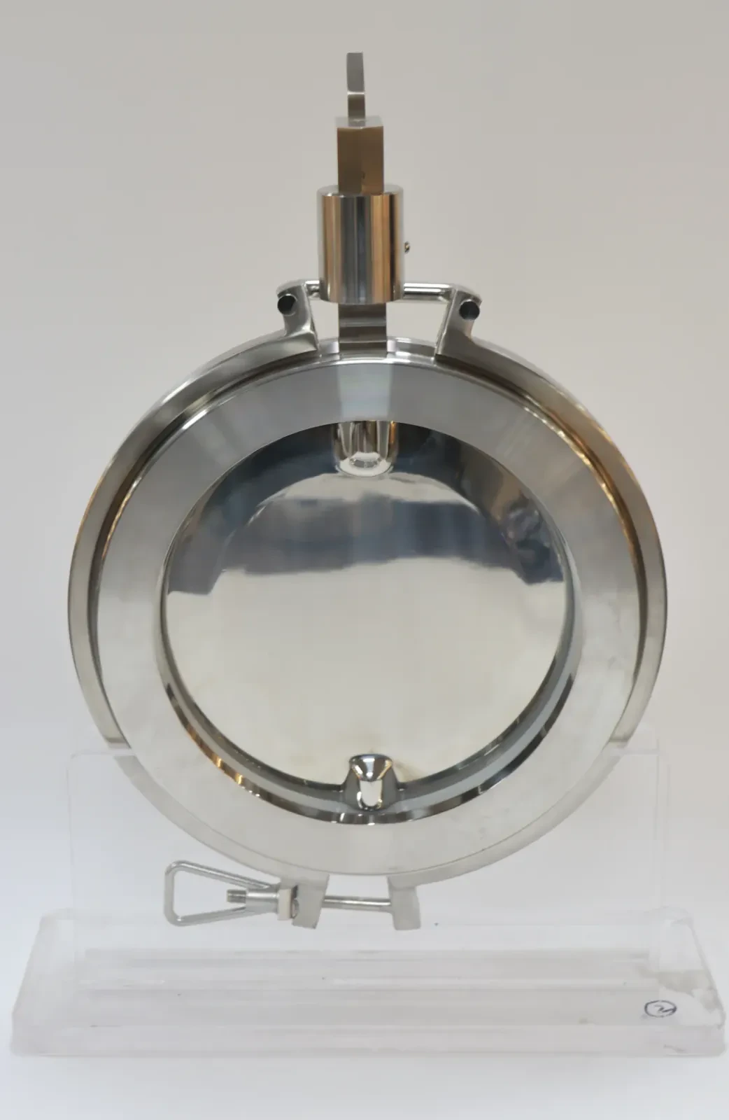 Stainless Steel Sanitary Hastelloy Powder Manual Butterfly Valve — 5/6