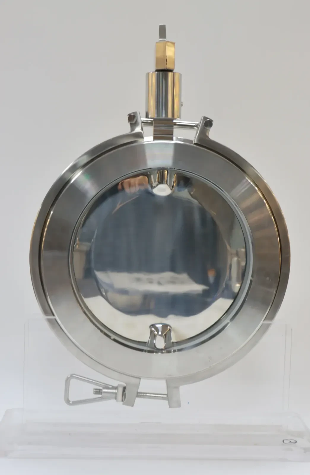 Stainless Steel Sanitary Hastelloy Powder Manual Butterfly Valve — 6/6