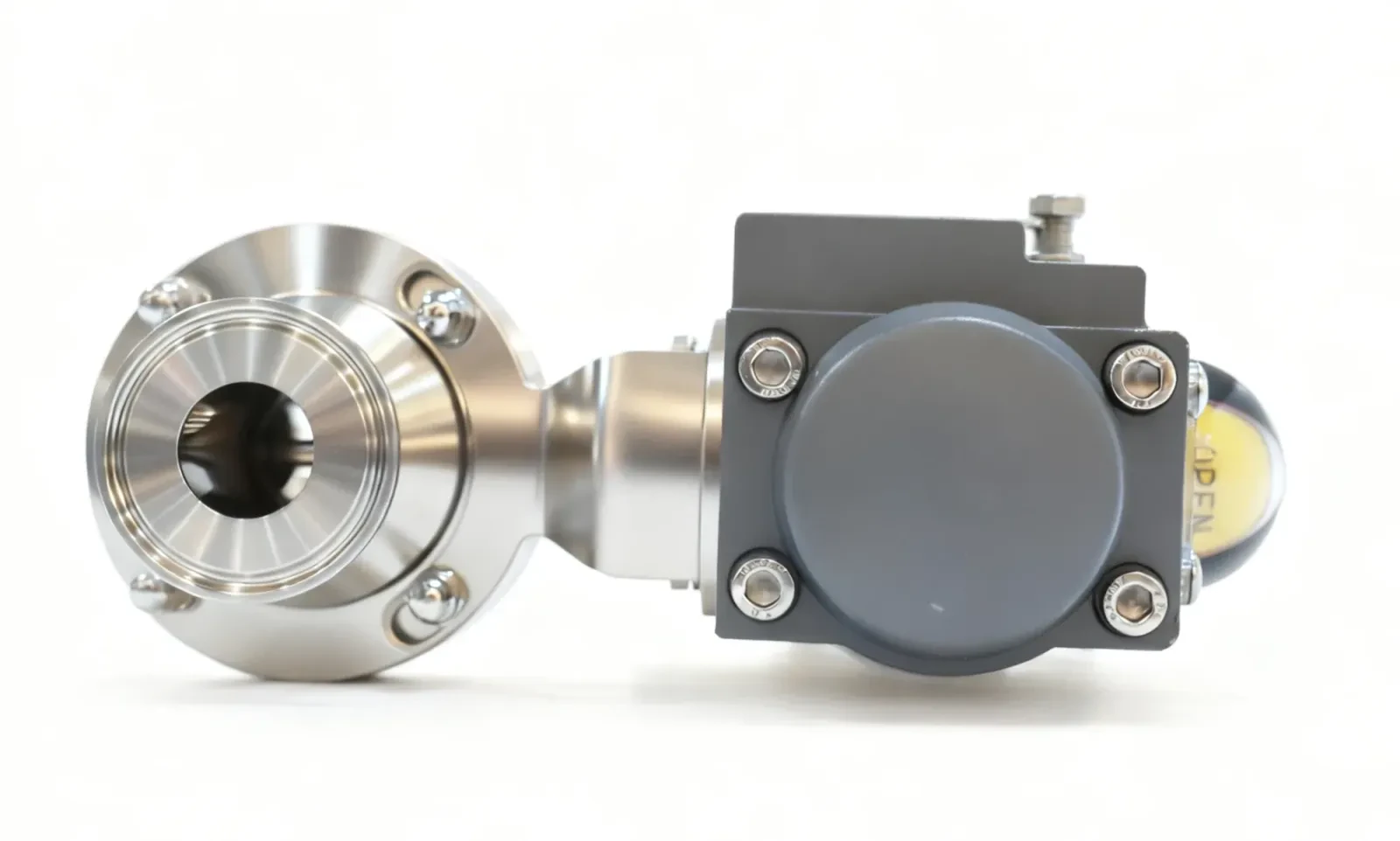 Stainless Steel Sanitary Weld Pneumatic Actuated Switch Butterfly Valve — 2/6