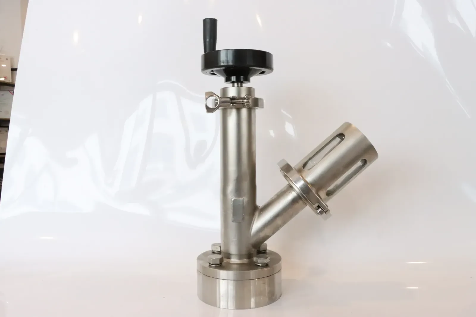 Stainless steel sanitary push-button vacuum plunger oil sampling valve — 2/6