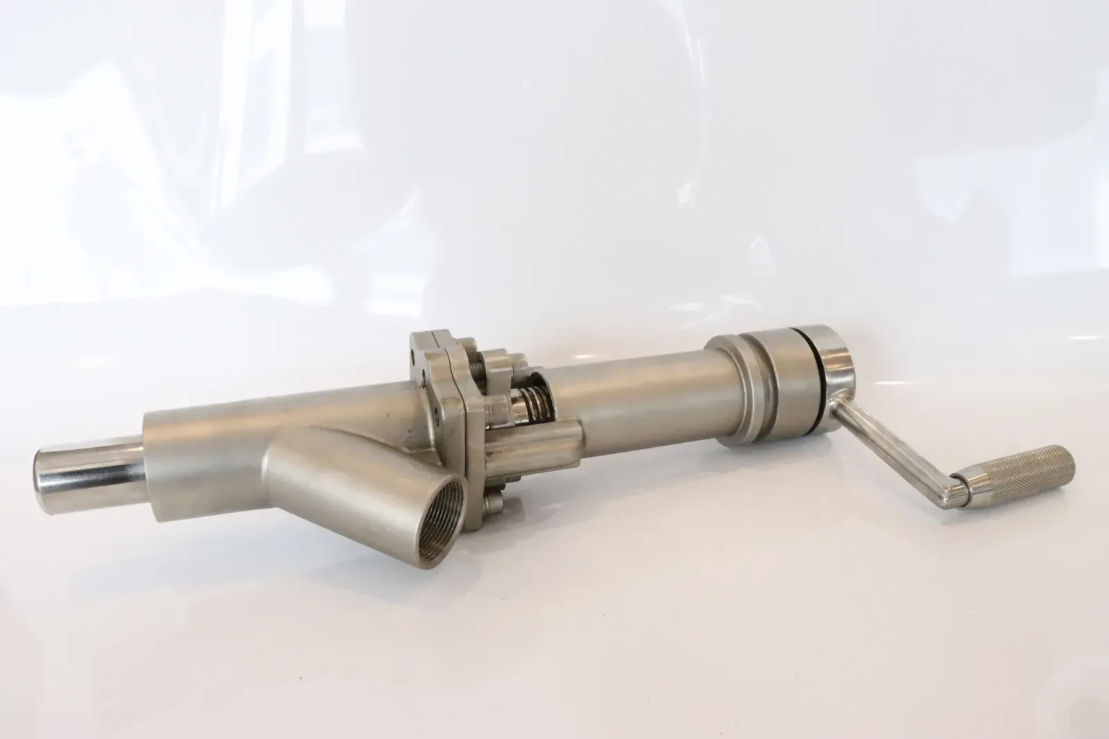 Stainless Steel Sanitary Vacuum Plunger Oil Sampling Valve — 5/6