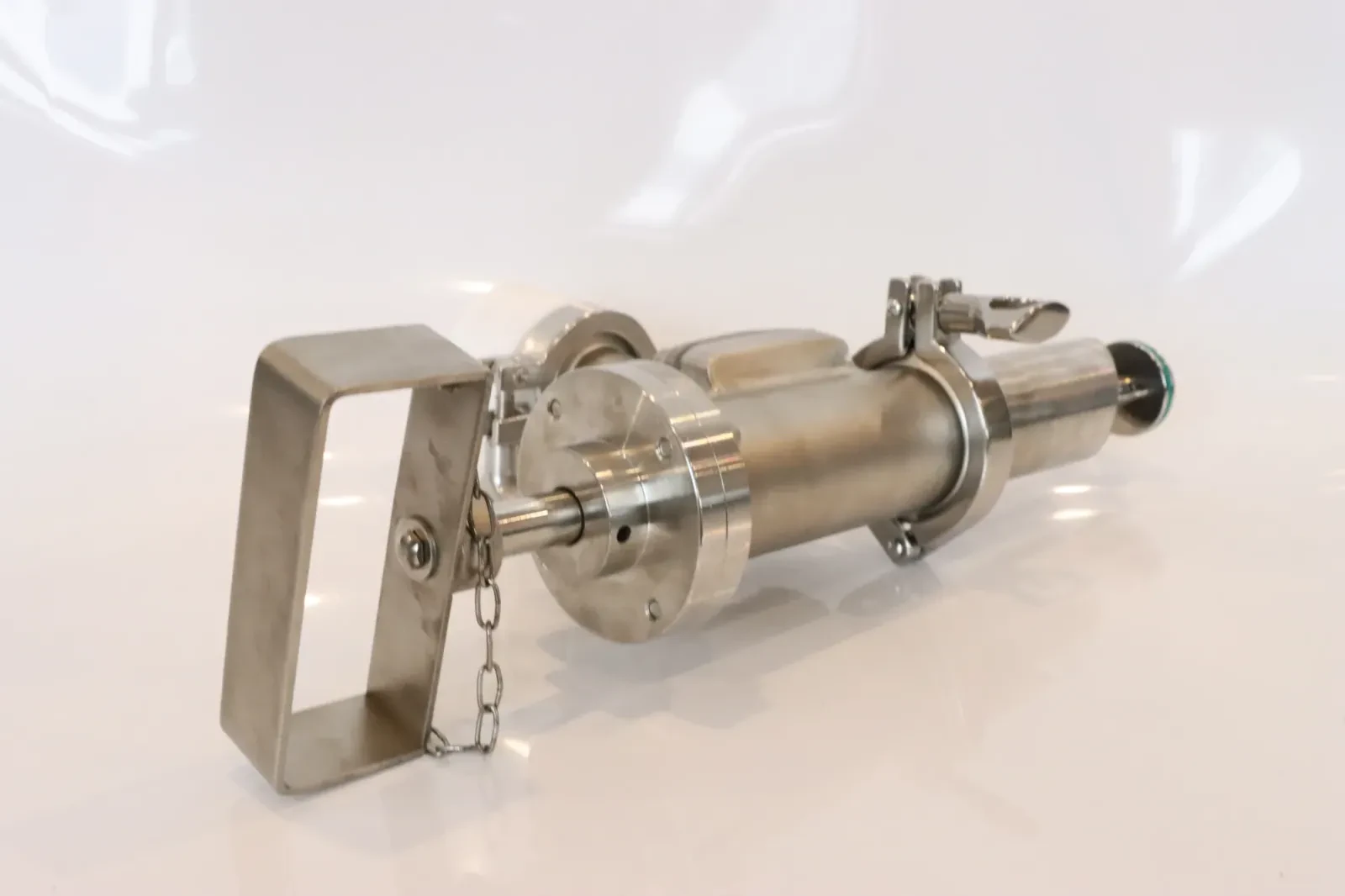 Stainless Steel Sanitary Vacuum Plunger Oil Sampling Valve — 6/6