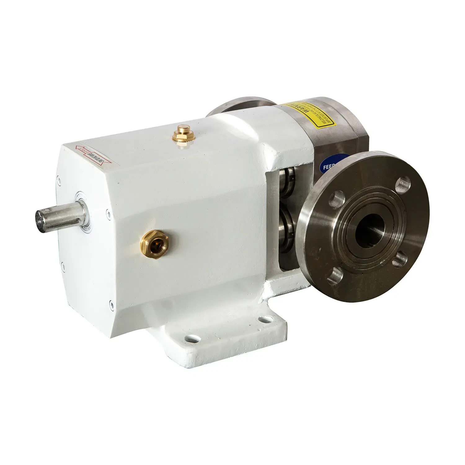 304 Stainless Steel High Flow Rate Chocolate Rubber Rotary Lobe Pump — 3/6