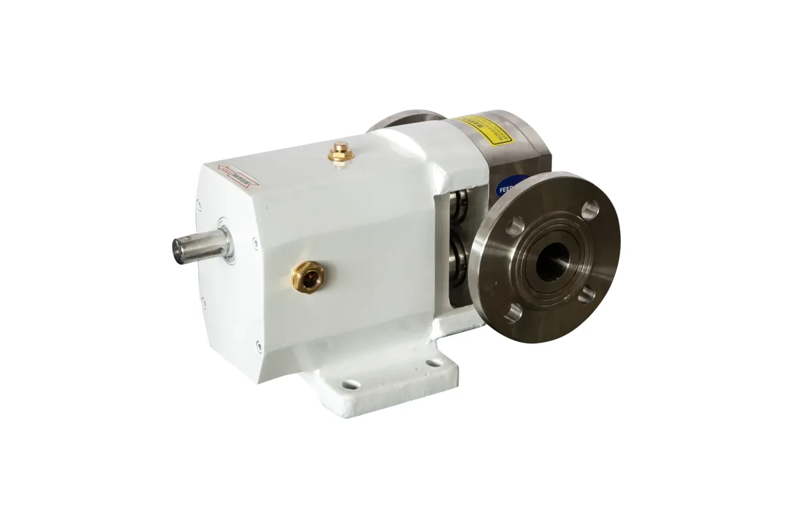 304 Stainless Steel High Flow Rate Chocolate Rubber Rotary Lobe Pump — 4/6