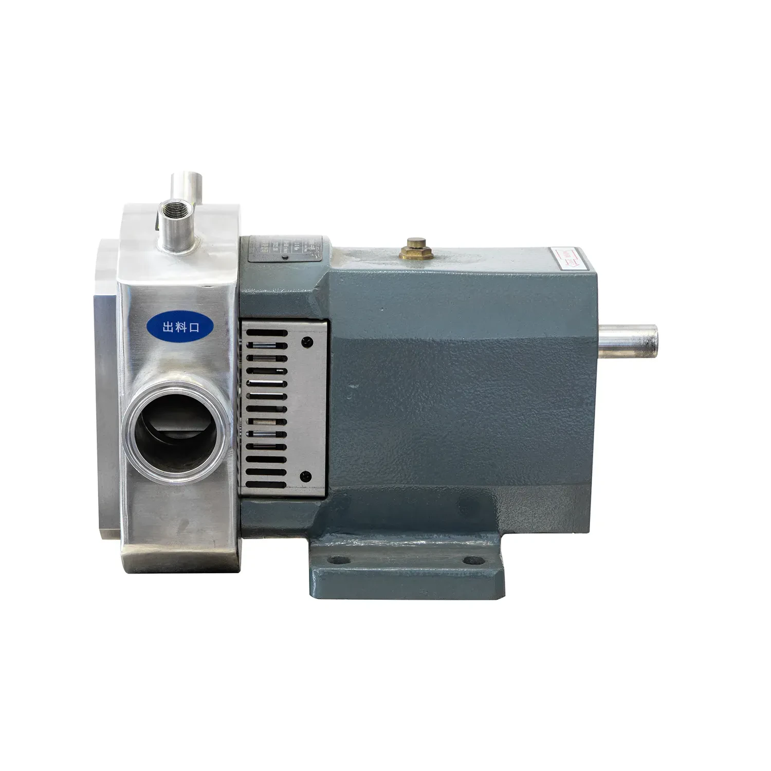 304 Stainless Steel High Flow Rate Chocolate Rubber Rotary Lobe Pump — 6/6