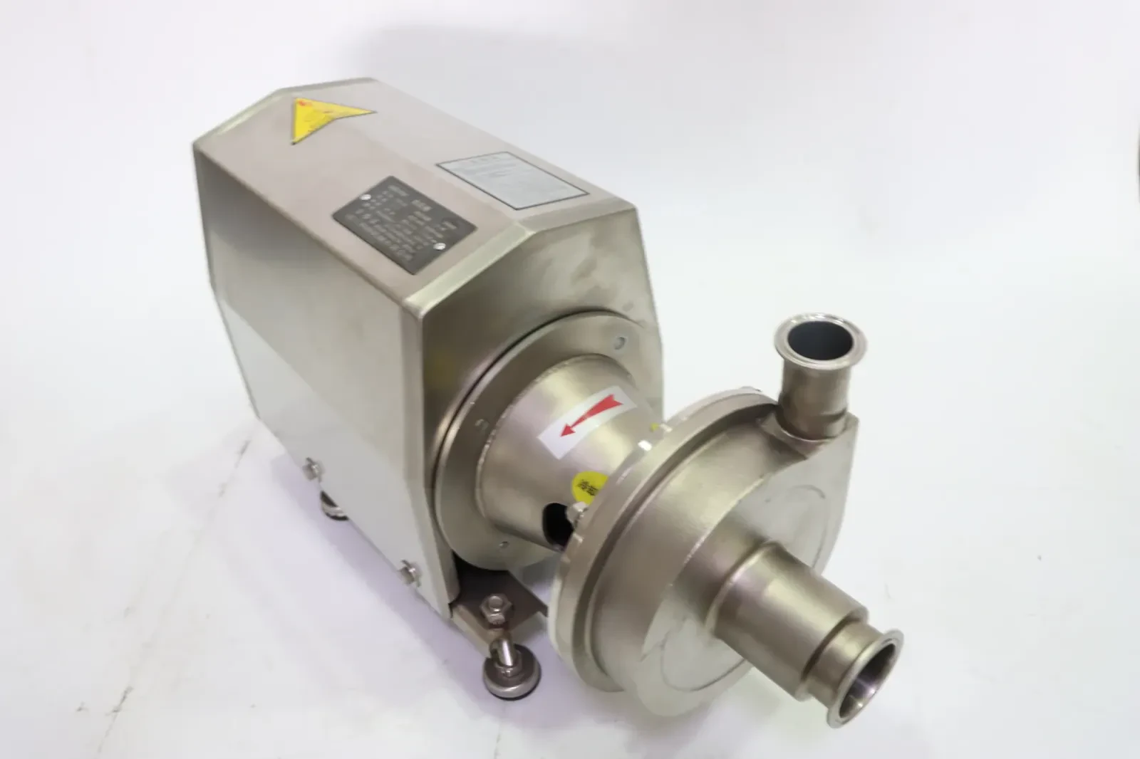 Stainless Steel CIP Liquid Ring Self Priming Vertical 1.5 Kw Centrifugal Pump — 3/6