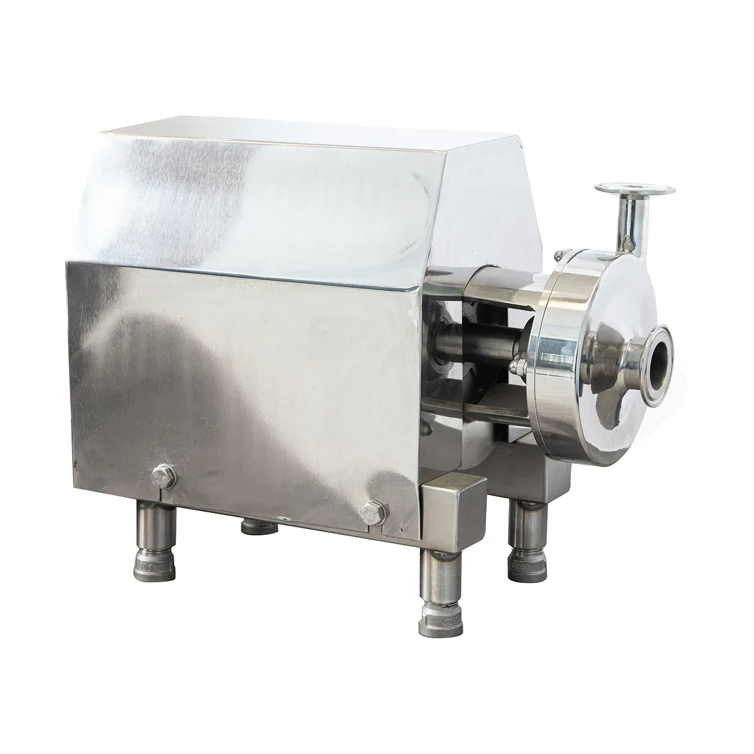 Stainless Steel Sanitary Motor Vertical Self Impeller Priming Centrifugal Pump — 4/6