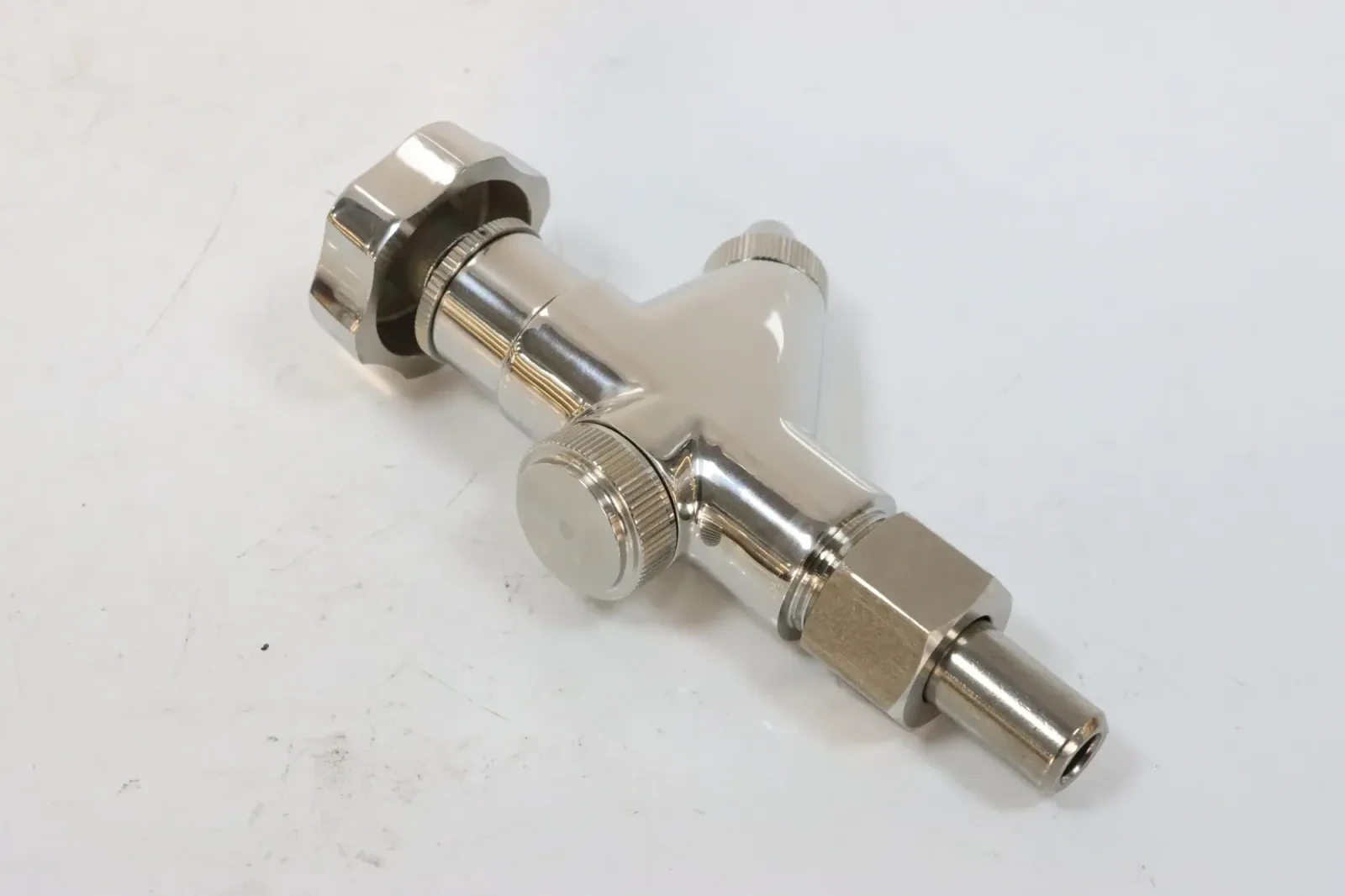 Stainless Steel Sanitary European Pfa Lined Oil Sampling Valve — 2/5