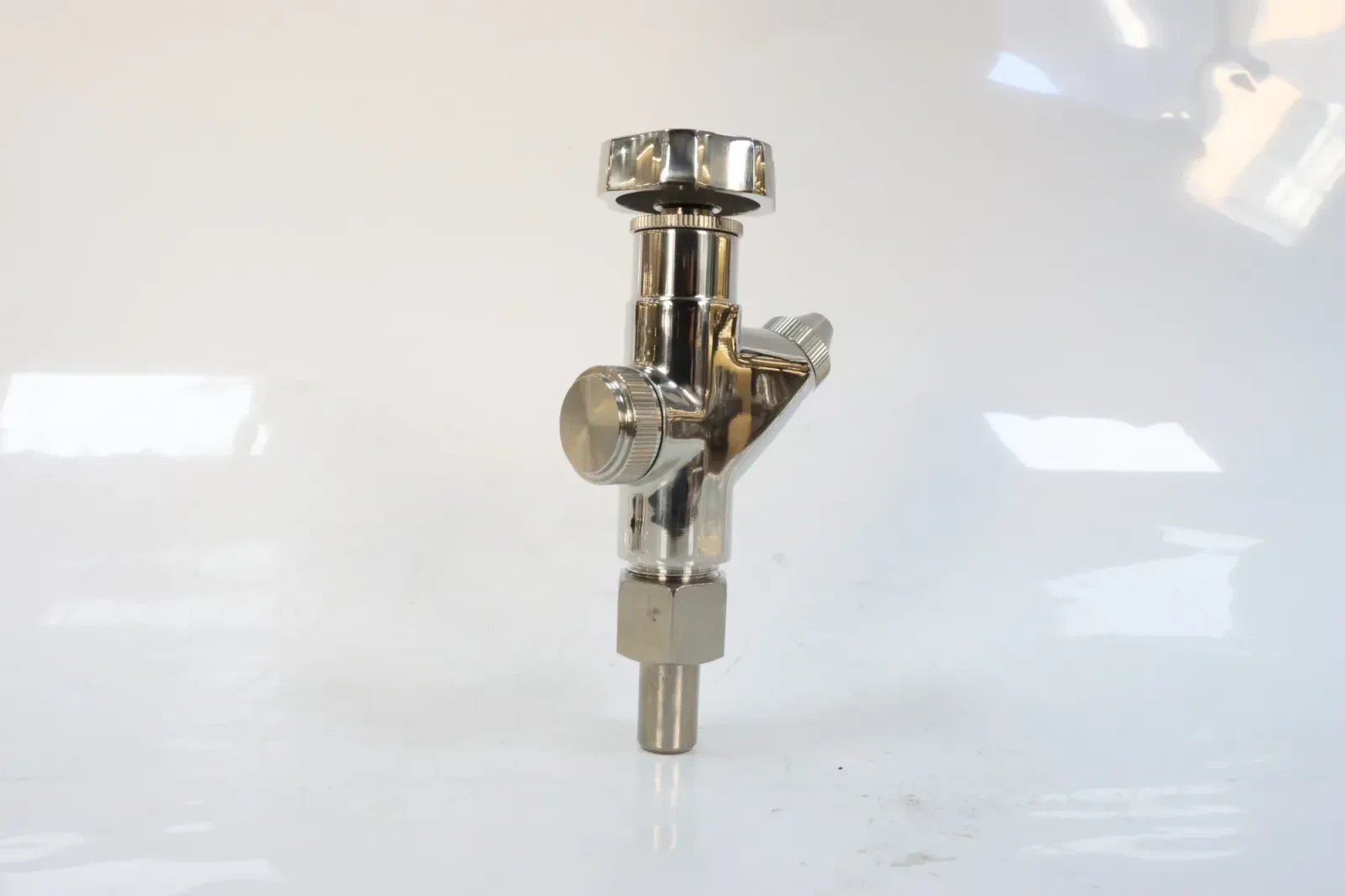 Stainless Steel Sanitary European Pfa Lined Oil Sampling Valve — 3/5