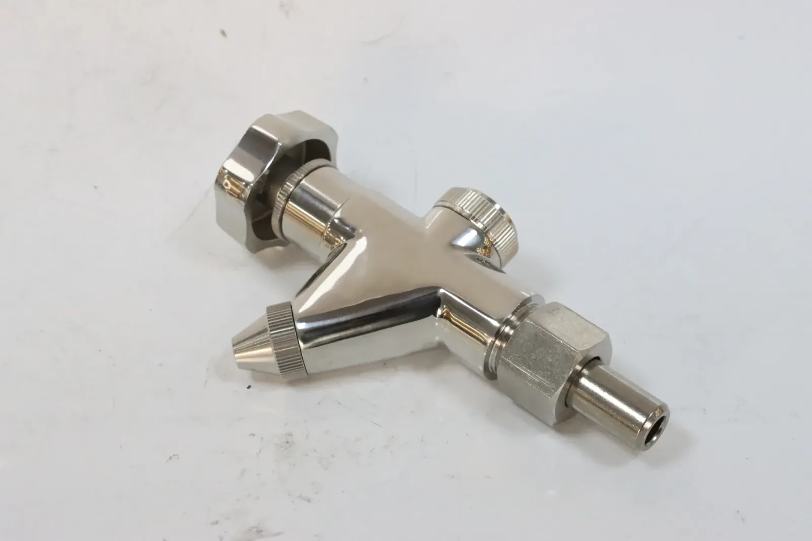 Stainless Steel Sanitary European Pfa Lined Oil Sampling Valve — 4/5
