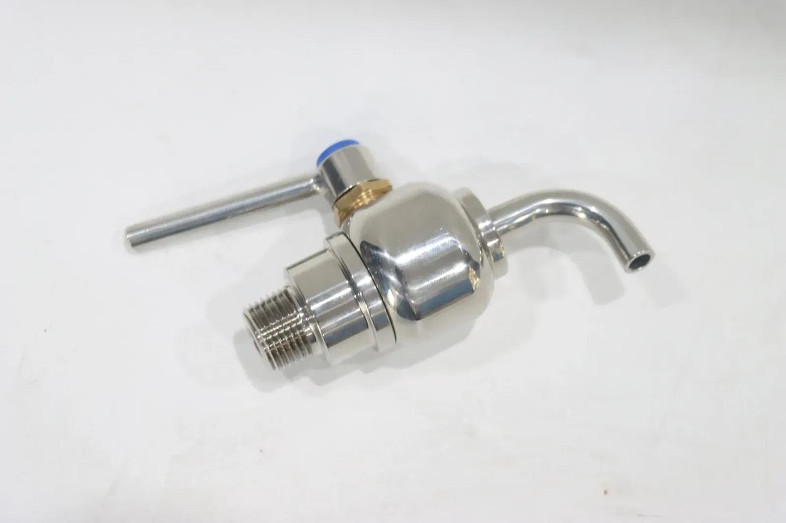SS304 Sanitary Grade External Thread Faucet-Type Aseptic Sampling Valve — 2/6