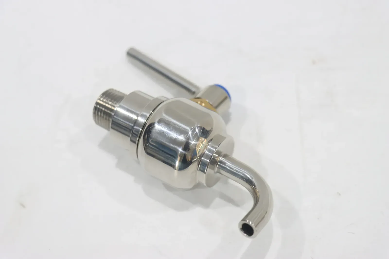 SS304 Sanitary Grade External Thread Faucet-Type Aseptic Sampling Valve — 3/6