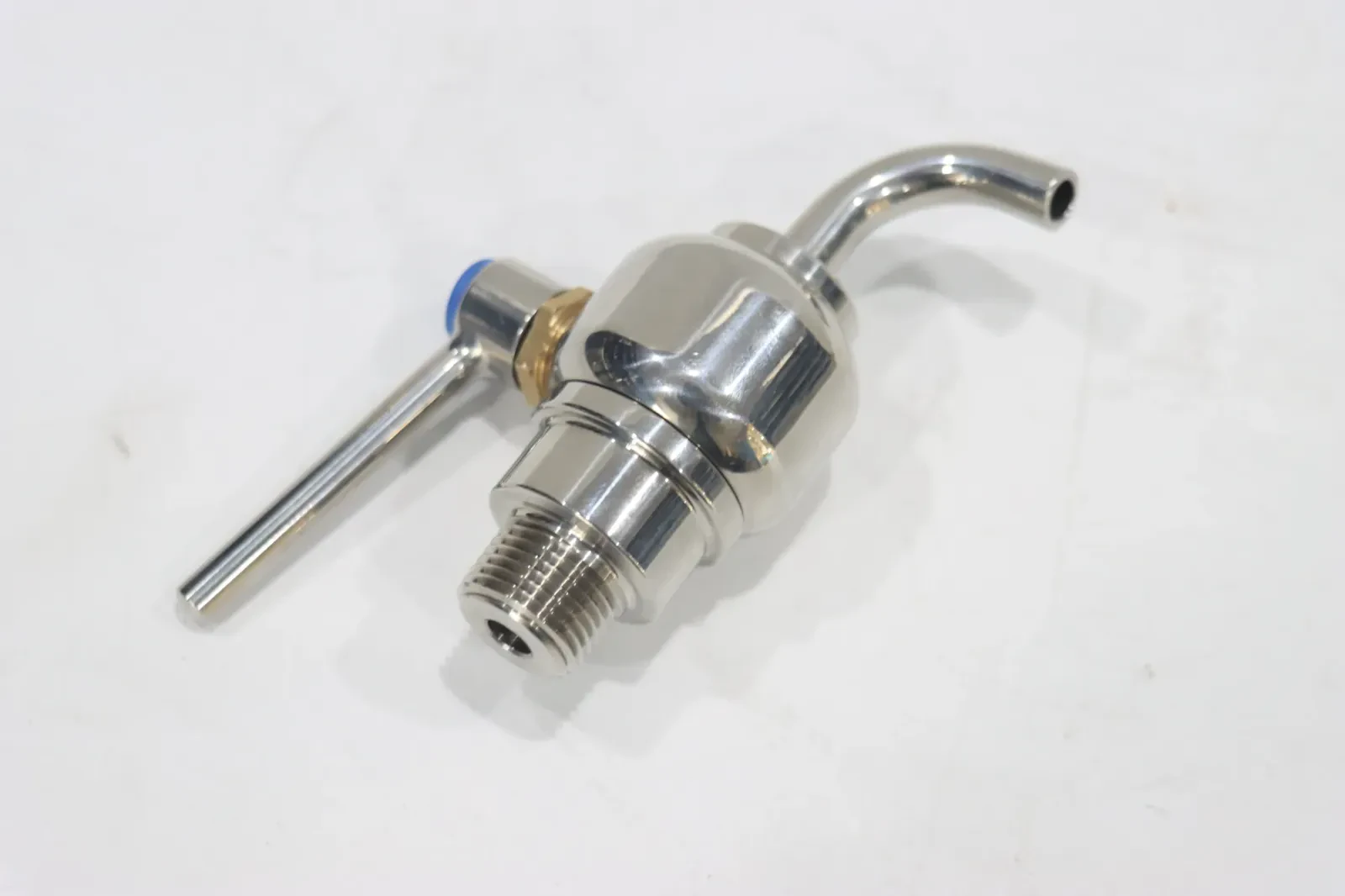SS304 Sanitary Grade External Thread Faucet-Type Aseptic Sampling Valve — 4/6