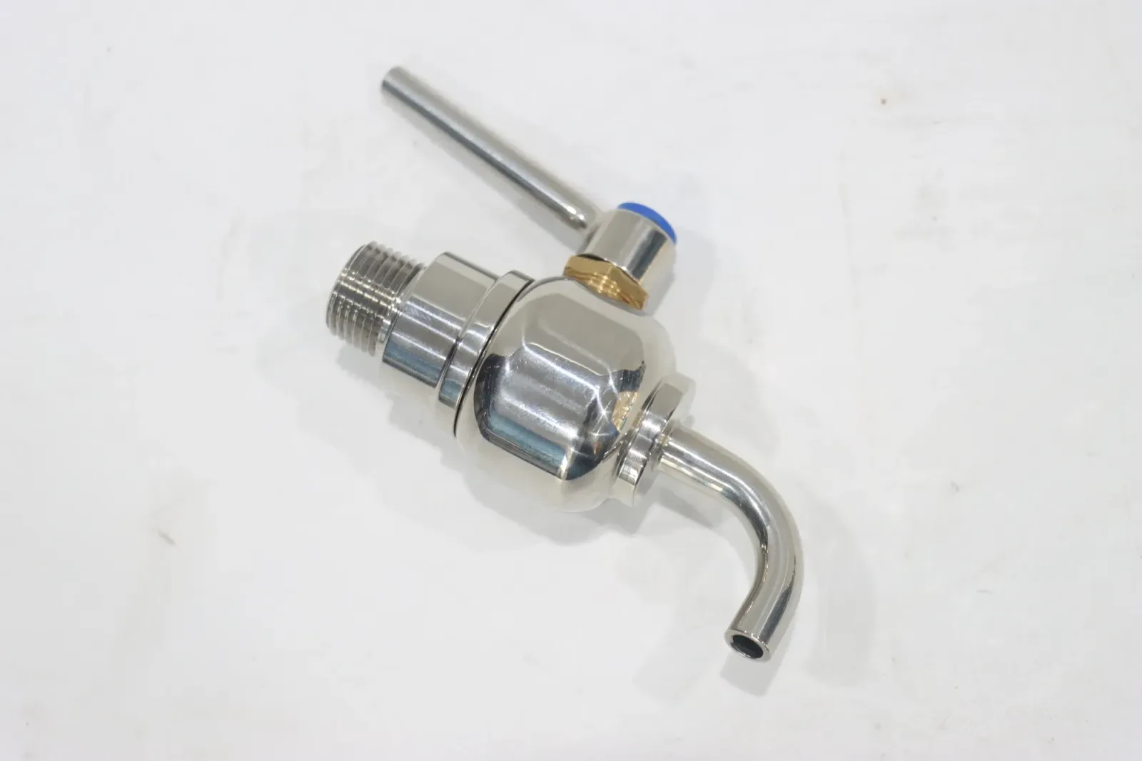 SS304 Sanitary Grade External Thread Faucet-Type Aseptic Sampling Valve — 5/6