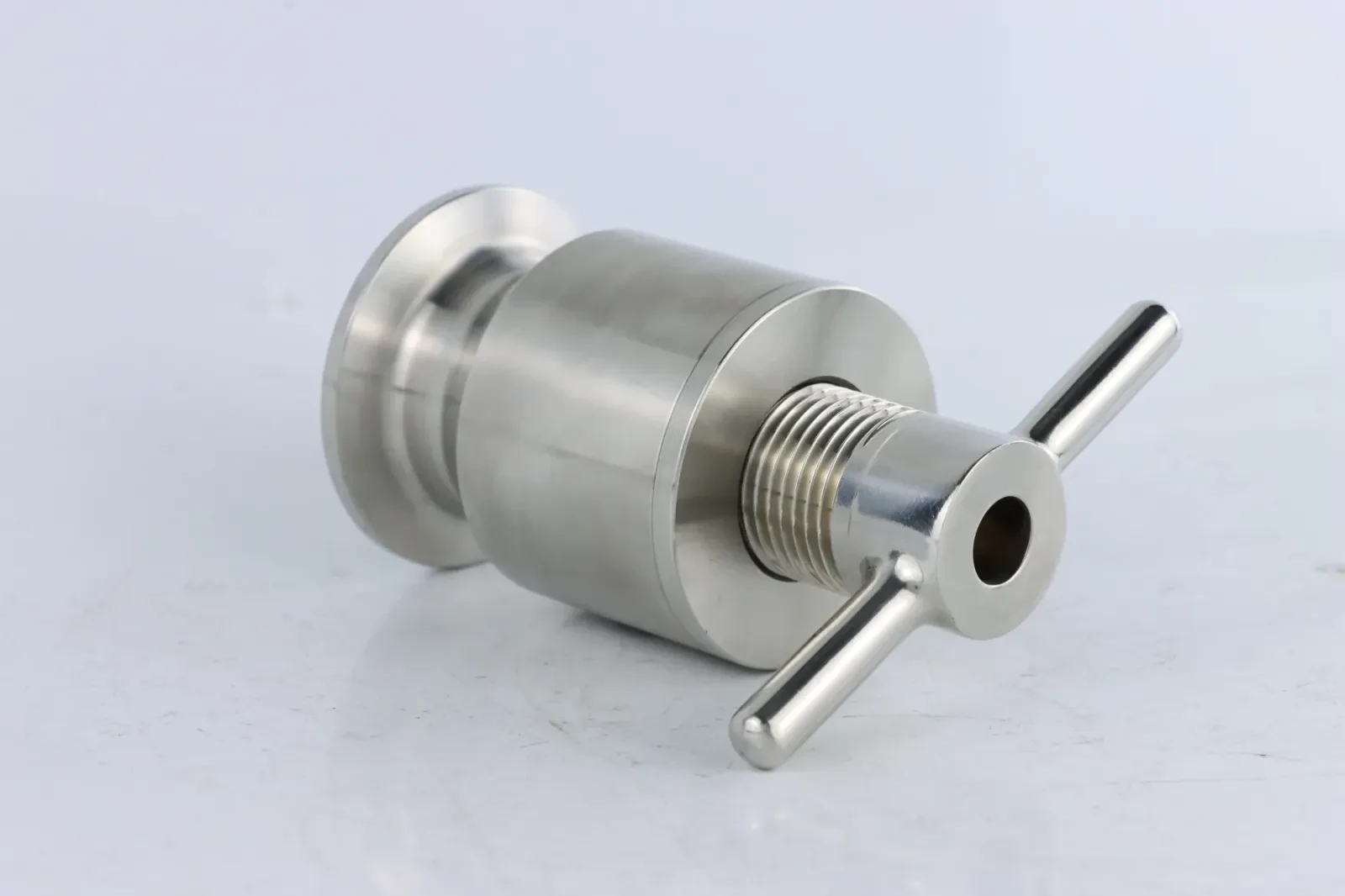 Stainless Steel Sanitary Adjustable Flow Manual Safety Exhaust Valve — 6/6