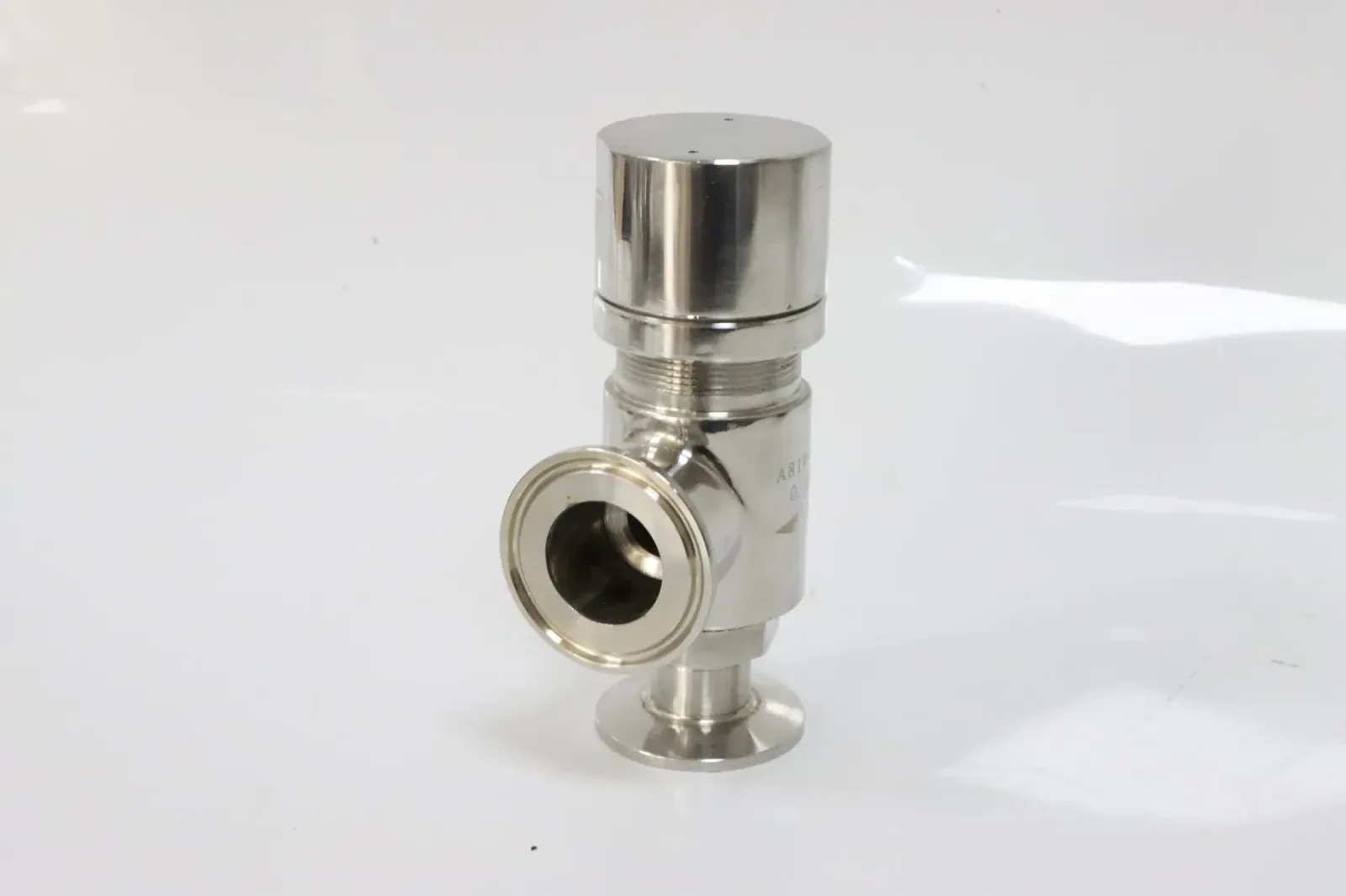 Stainless Steel Sanitary Mini Threaded exhaust Safety Relief Valve — 2/6