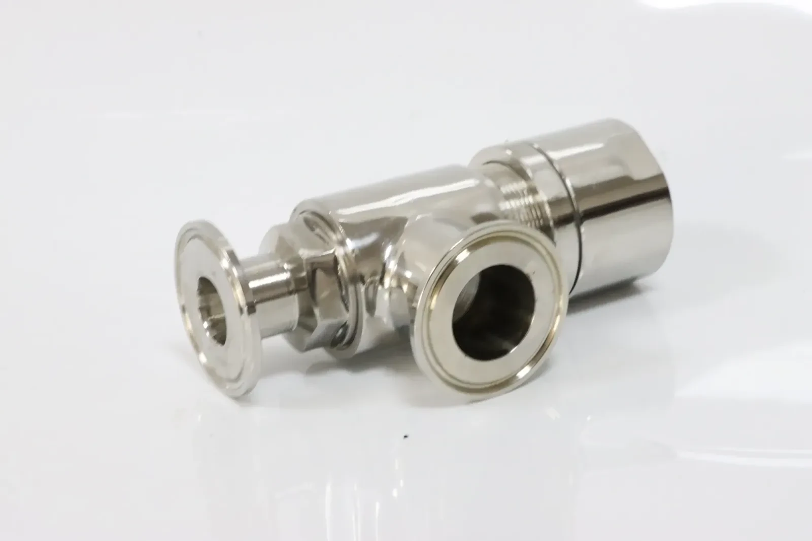 Stainless Steel Sanitary Mini Threaded exhaust Safety Relief Valve — 4/6