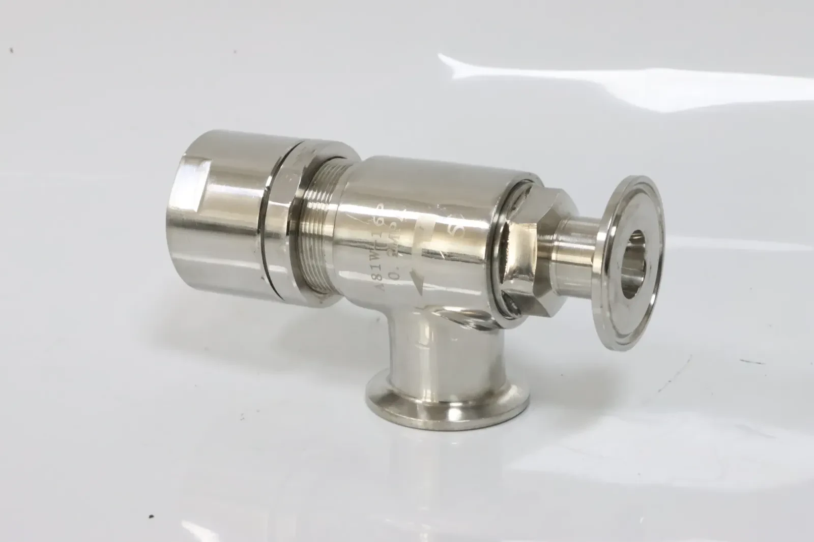 Stainless Steel Sanitary Mini Threaded exhaust Safety Relief Valve — 5/6