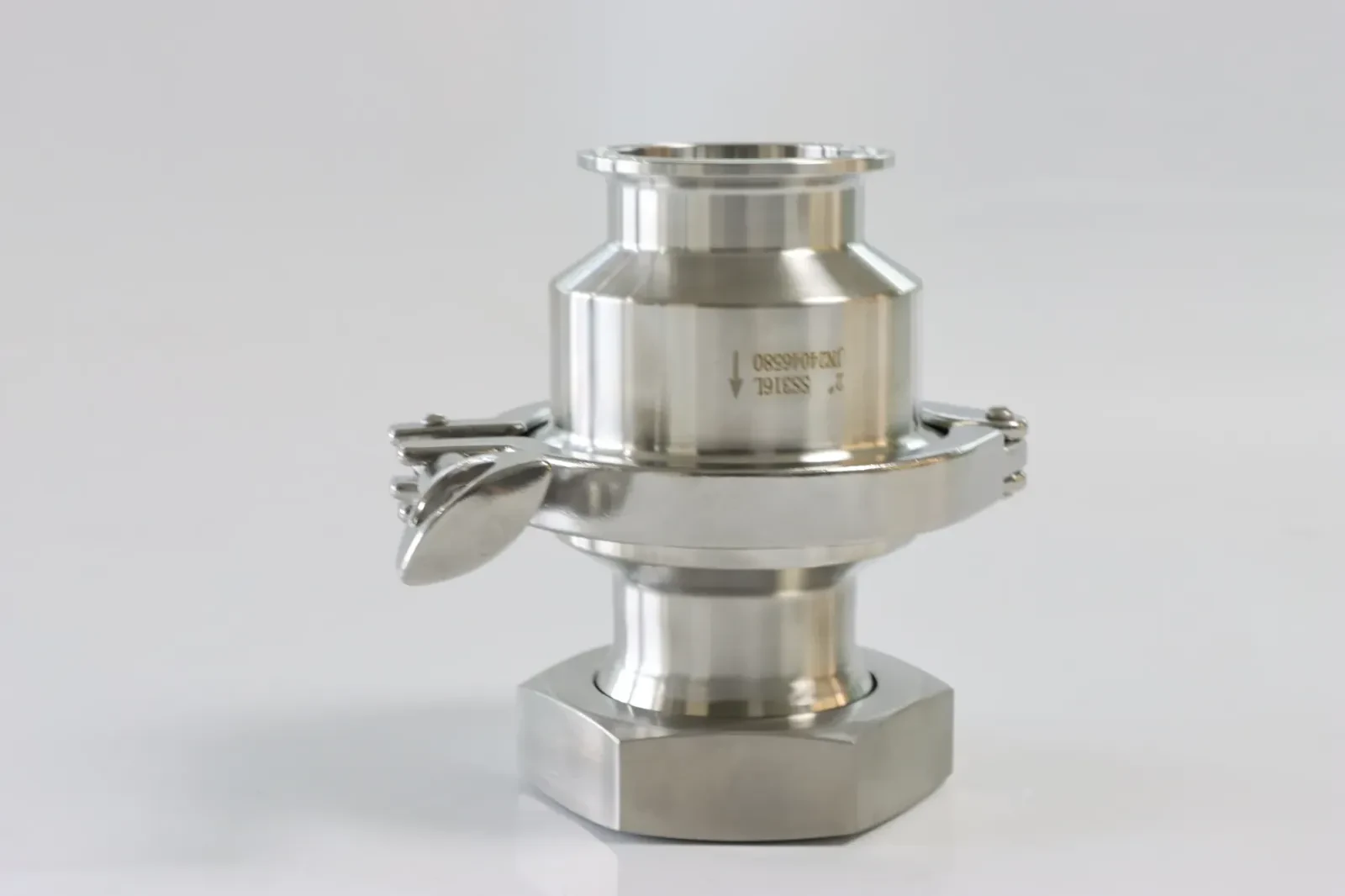 Sanitary Stainless Steel Union swing wafer Check Valve — 3/6