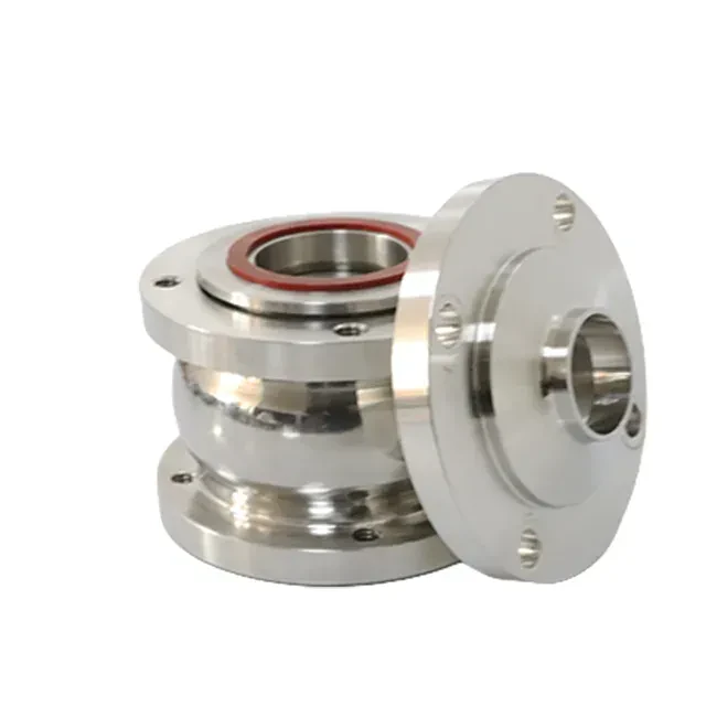 Stainless steel sanitary quick-connect welded spring check valve — 3/6