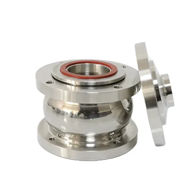 Stainless steel sanitary quick-connect welded spring check valve — 4/6