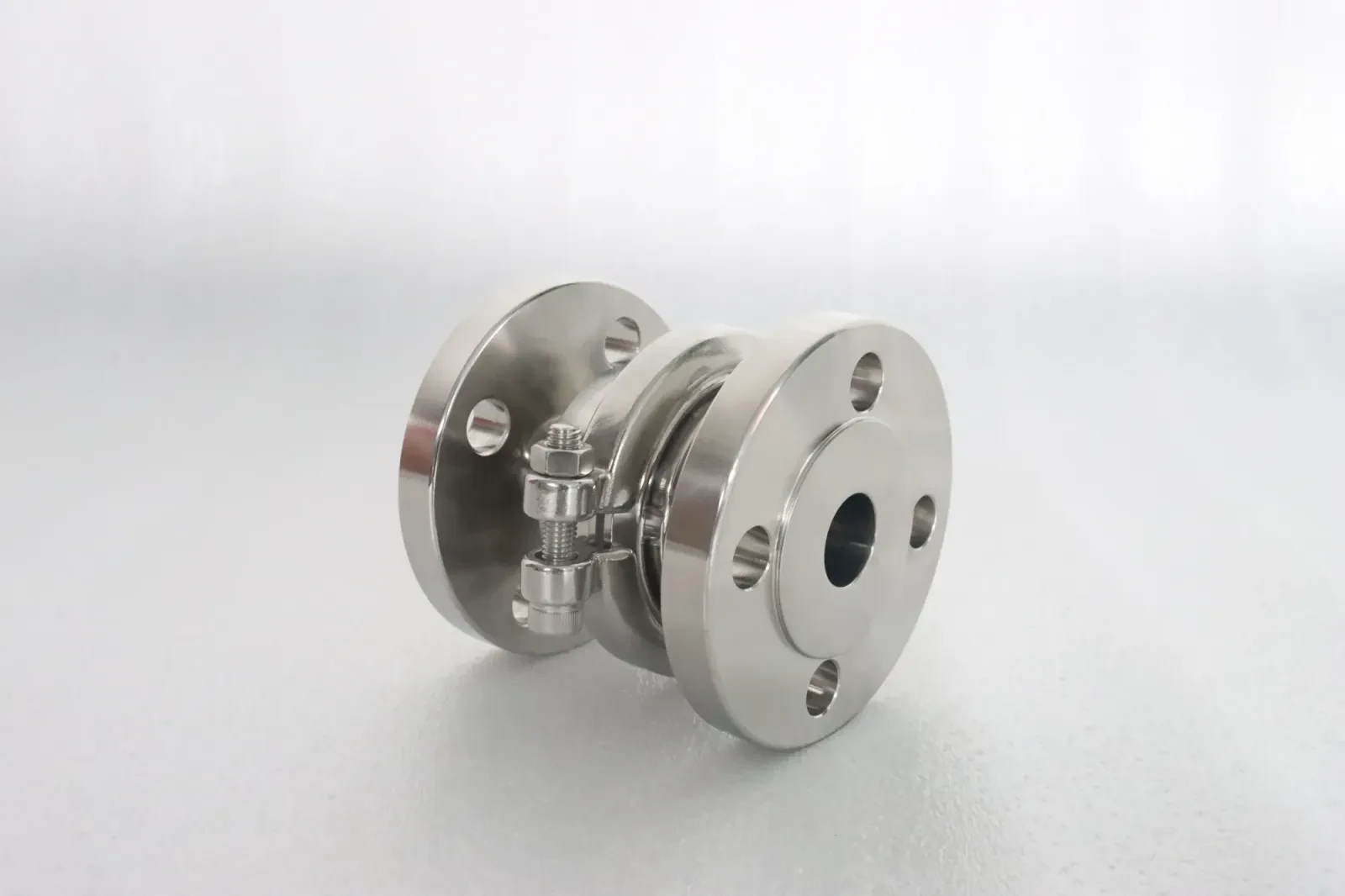 Sanitary Stainless Steel Double Flange Clamp Check Valve — 3/6