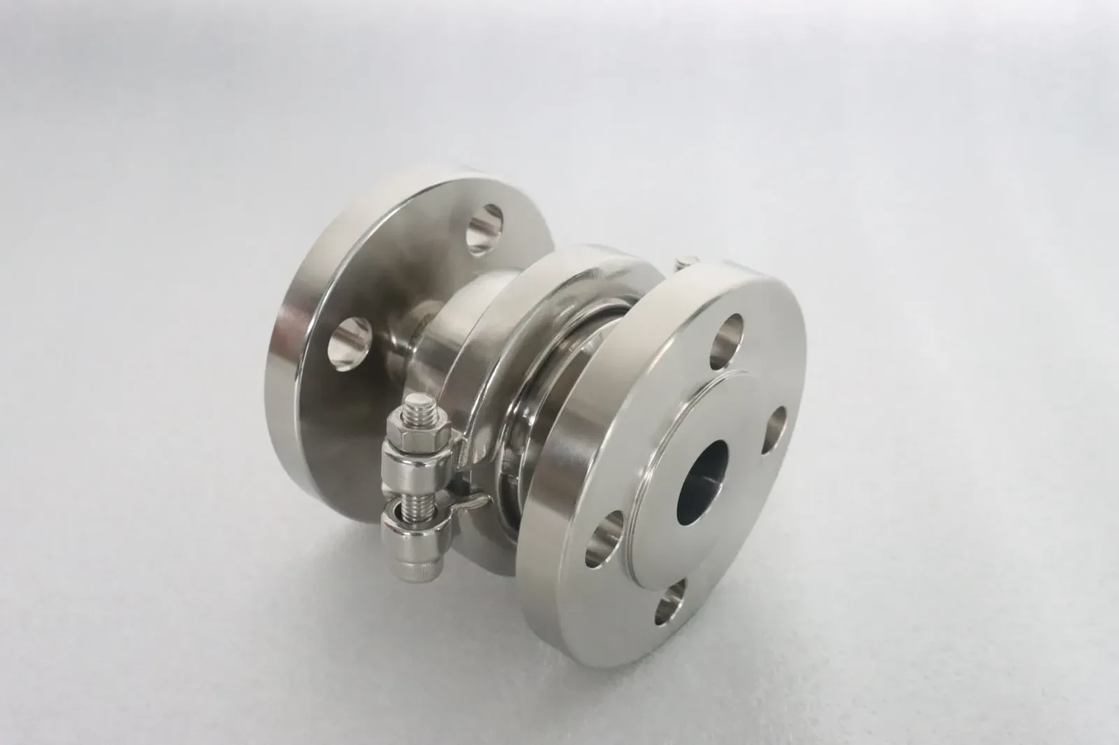Sanitary Stainless Steel Double Flange Clamp Check Valve — 5/6