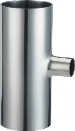 Stainless Steel Sanitary Customizable Diameter Welding Tee for Cosmetics Industry — 3/6