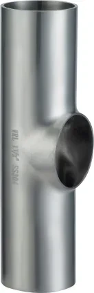 Stainless Steel Sanitary Customizable Diameter Welding Tee for Cosmetics Industry — 4/6