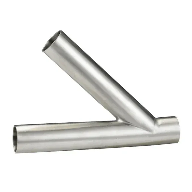 Stainless Steel Sanitary  SMS  AS1528.3 Pull Short Welded Tee JN-FT-23 5015 — 5/6