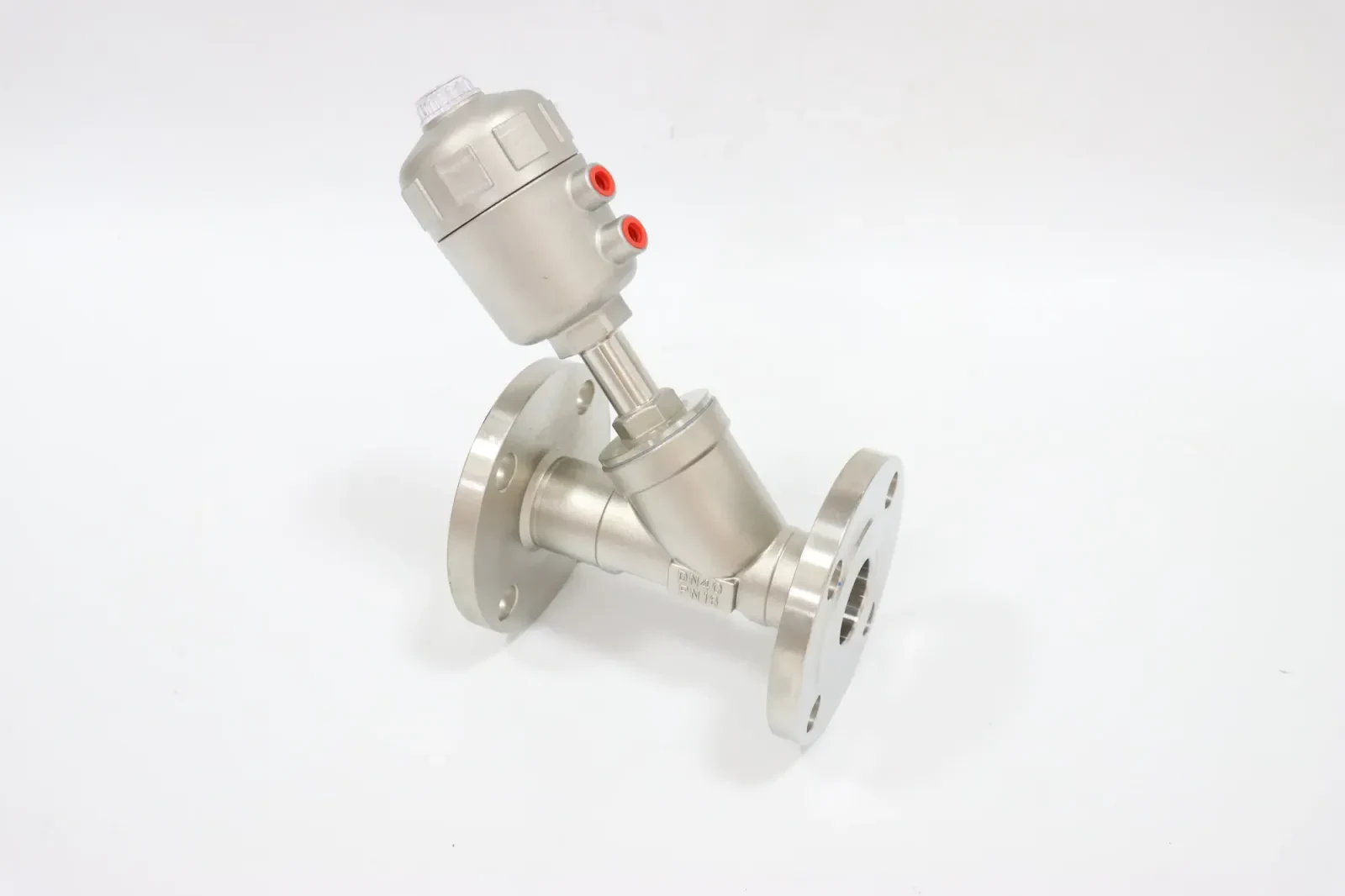 Stainless Steel High Temperature Corrosion Resistant Flange Steam Angle Seat Valve — 3/5