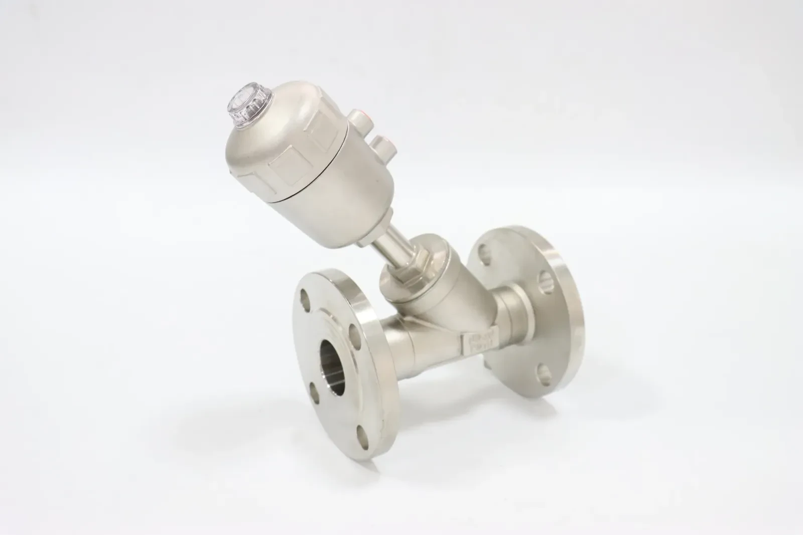 Stainless Steel High Temperature Corrosion Resistant Flange Steam Angle Seat Valve — 4/5