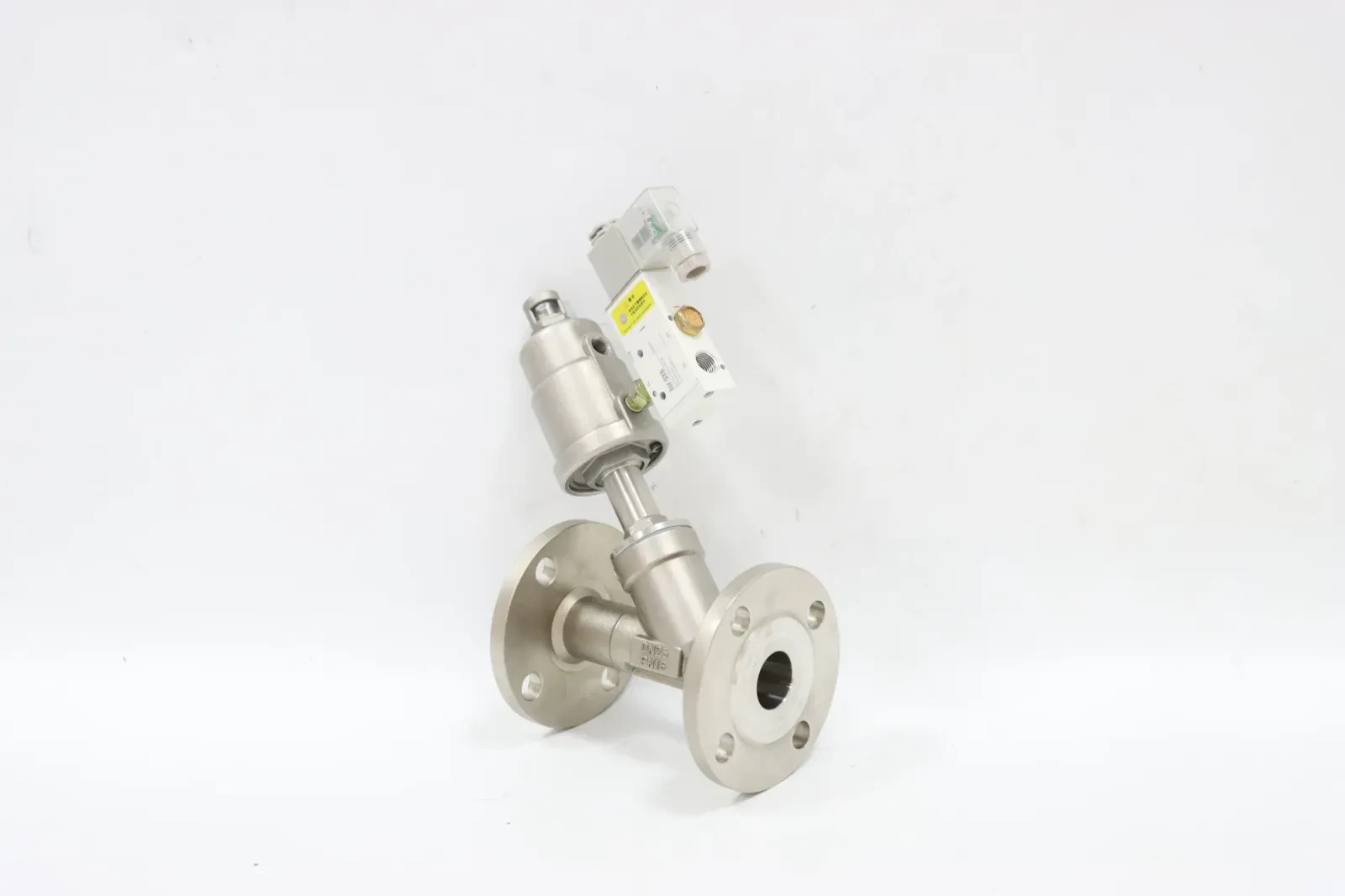 Stainless Steel Two Way Female Air Pneumatic Angle Seat Valve — 2/6