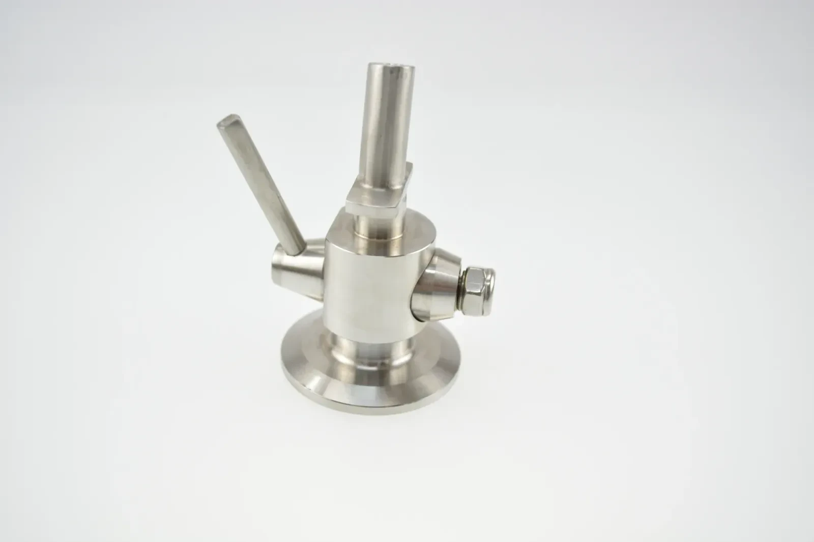 Stainless steel food-grade beer sampling valve — 3/4