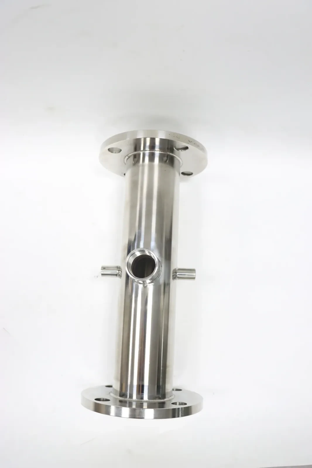 Stainless steel constant pressure reducing five-way welded flange pipe fitting — 3/6