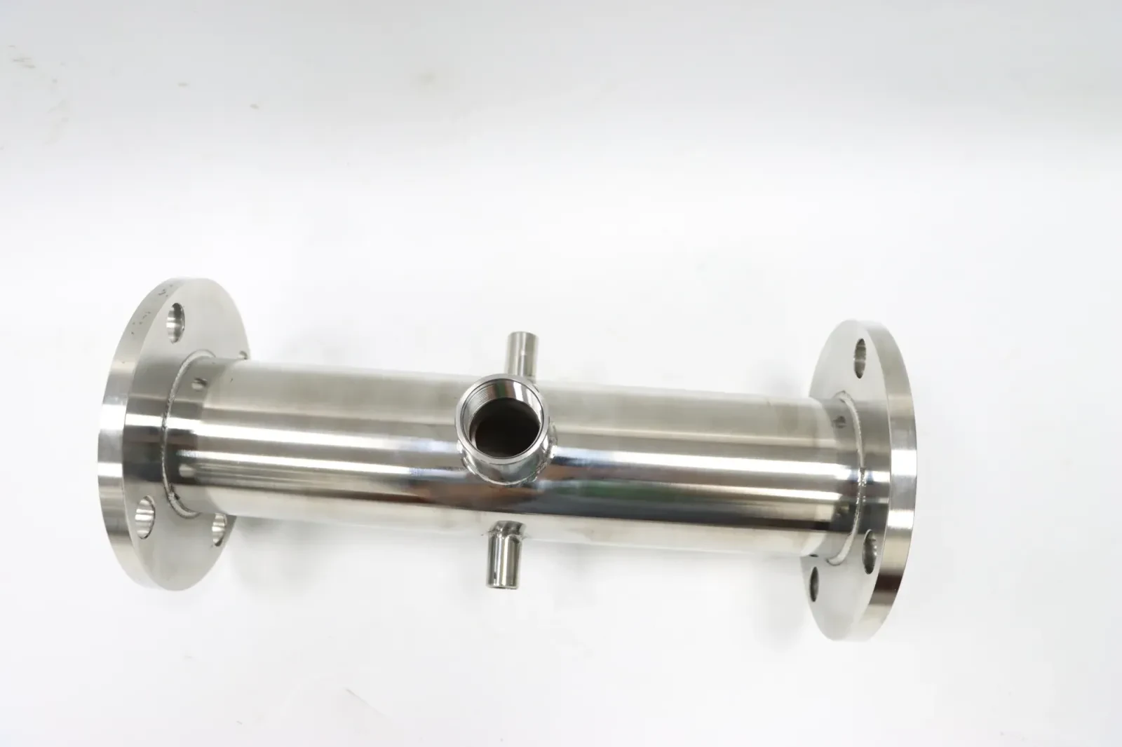 Stainless steel constant pressure reducing five-way welded flange pipe fitting — 4/6
