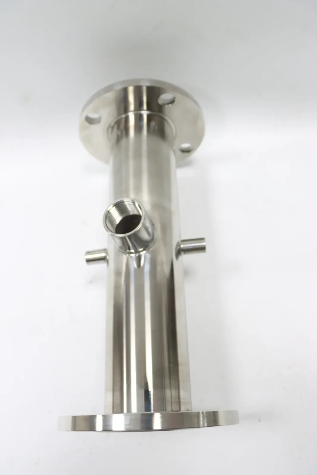 Stainless steel constant pressure reducing five-way welded flange pipe fitting — 5/6