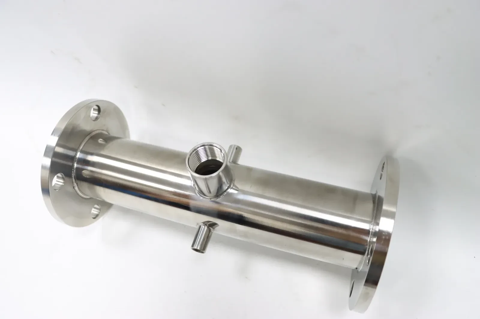 Stainless steel constant pressure reducing five-way welded flange pipe fitting — 6/6