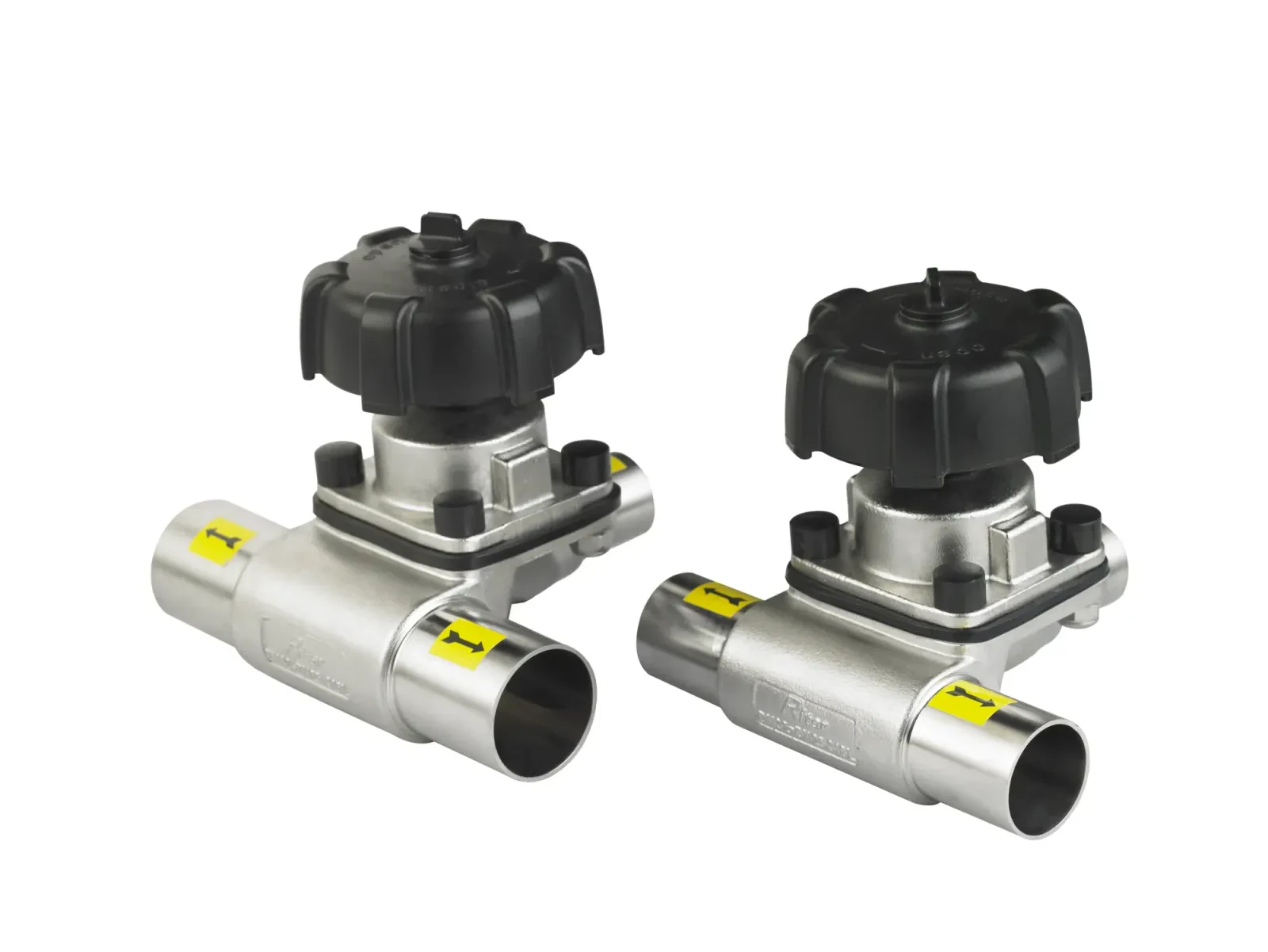 316L Sanitary Grade Three-Way Welded Manual Diaphragm Valve — 3/6