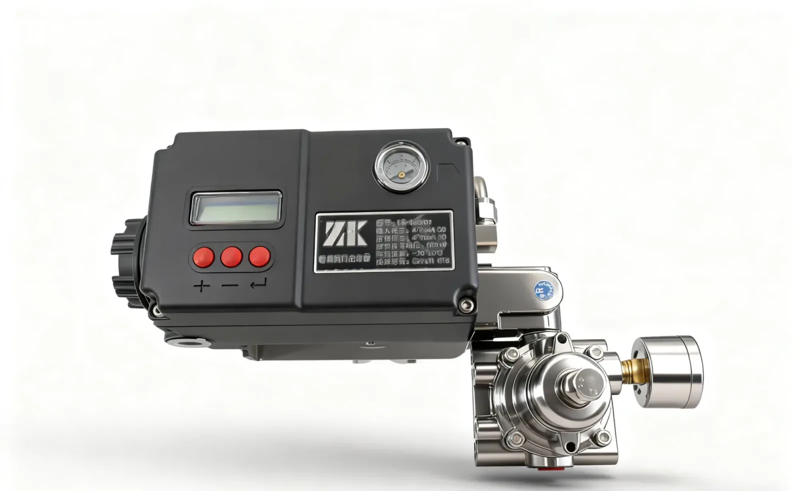 Pneumatic sanitary stainless steel quick-release three-piece regulating ball valve — 5/6