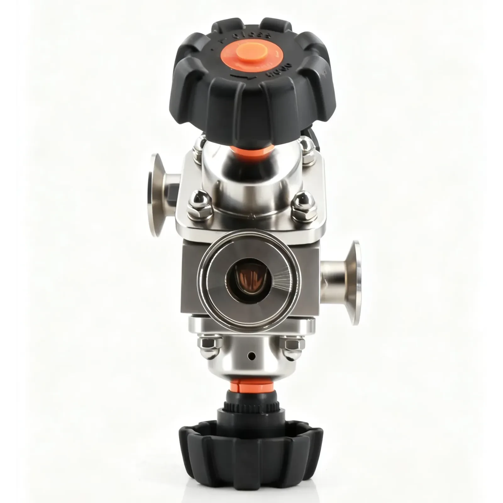 316L Sanitary Grade Multi-channel Biopharmaceutical Manual Diaphragm Valve — 3/6