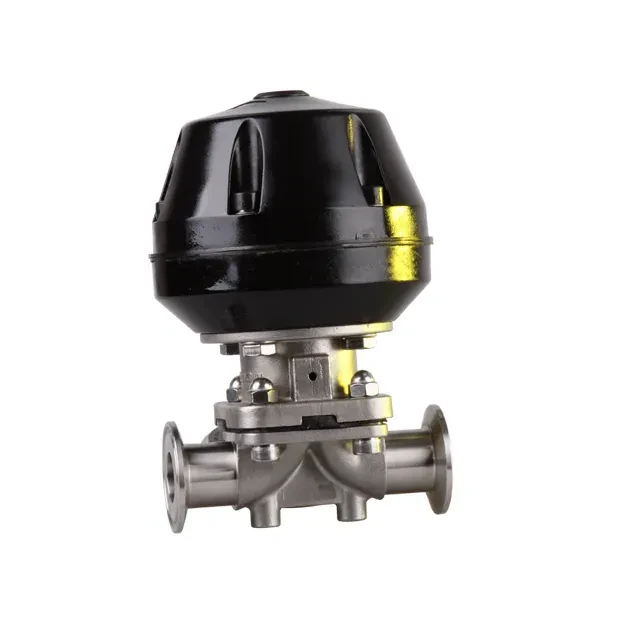 Stainless steel sanitary plastic head pneumatic quick-install diaphragm valve — 6/6