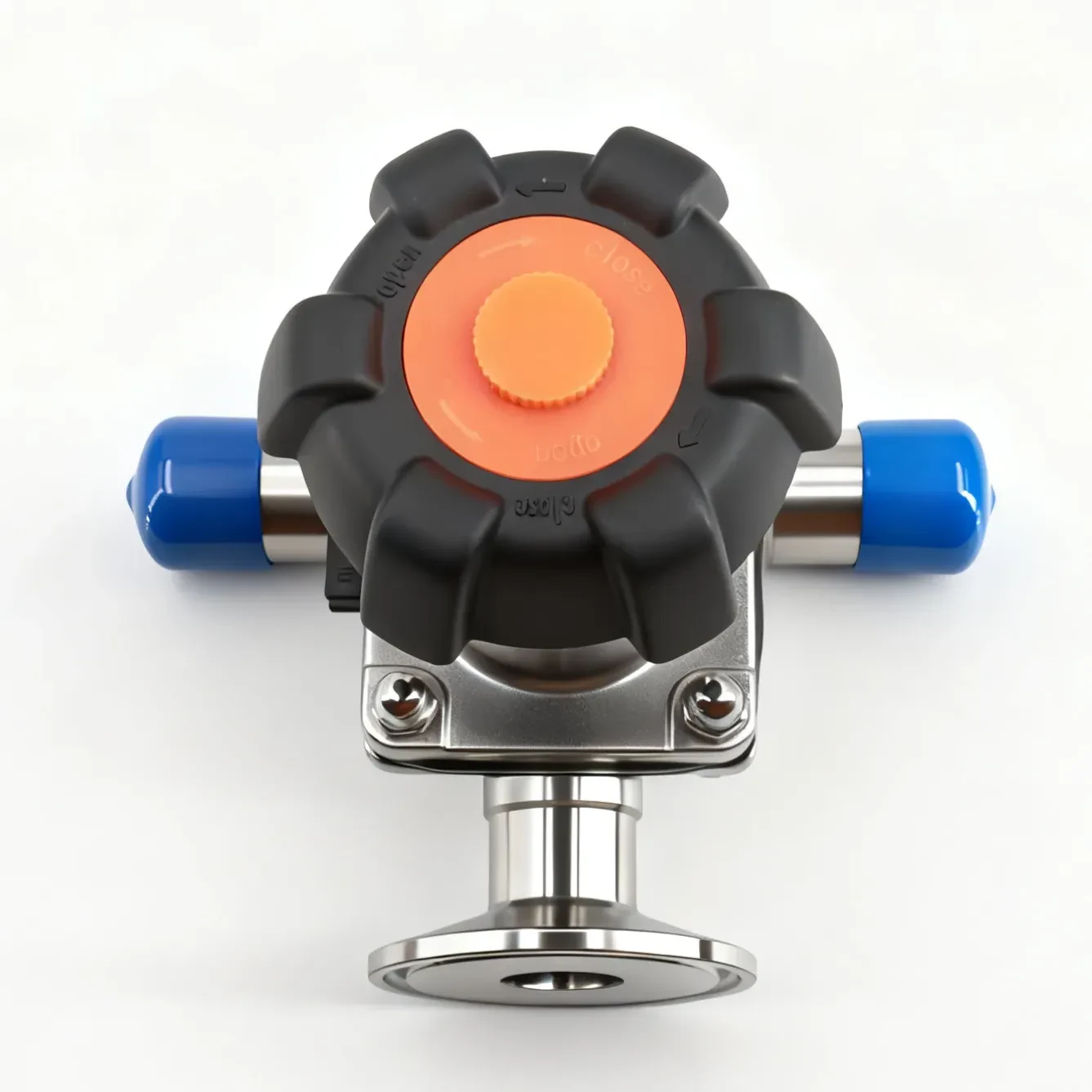 Sanitary Stainless Steel Manual Welded rubber Diaphragm Valve — 4/6